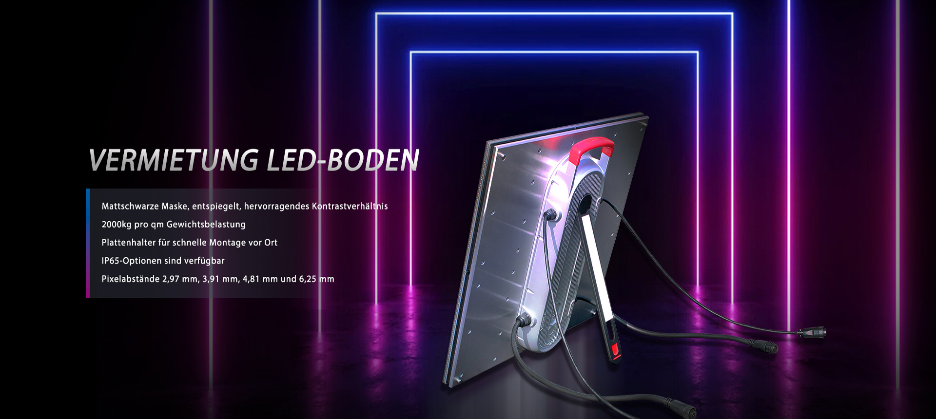 led screen 576x576mm enterprise